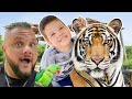 Caleb Visits The ZOO Learning About ZOO Animals For KIDS