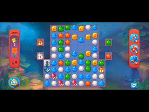 Fishdom Hard Level 9903 (with full horseshoe boosters and hammer) @choraelmin