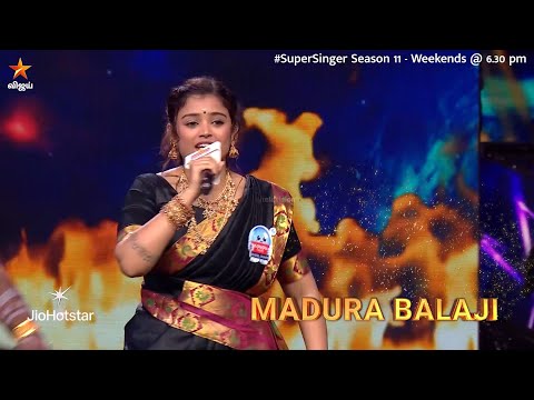 Glimpse of  Vaanam Boomi Idi muzhanga Song by #Madura 🔥😍 | Super Singer Season 11