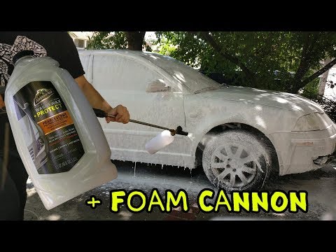 Foam Cannon + Armor All Premium Wash & Wax + Protect