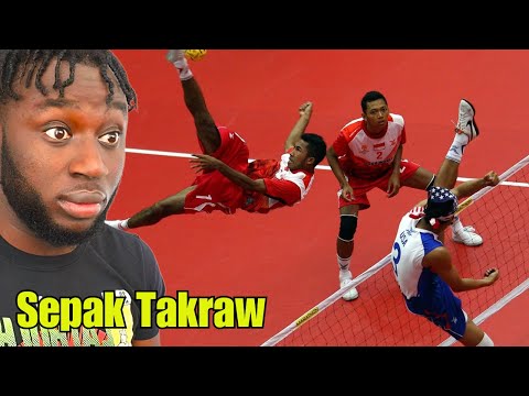 American Reacts To Sepak Takraw for first time | Sepak Takraw reaction