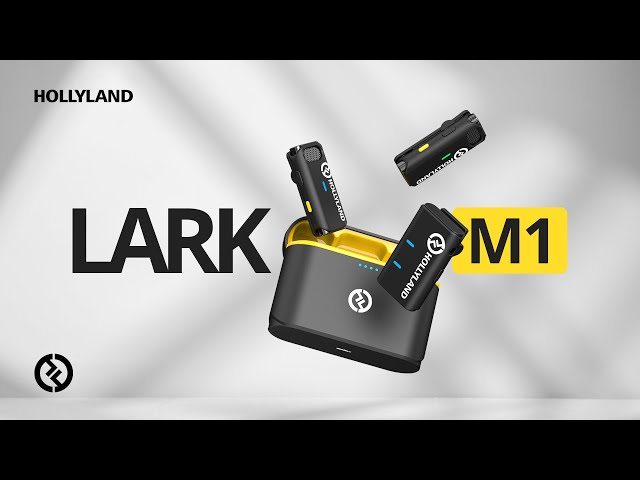 Hollyland LARK M1 DUO 2-Person Wireless Microphone System (2.4 GHz, Black)