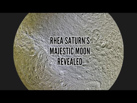 Rhea Saturn's Majestic Moon Revealed
