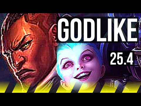 LUCIAN & Neeko vs JINX & Maokai (ADC) | Godlike | KR Master | 25.4