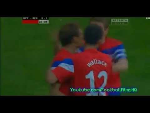 Malmo FF vs Rangers (1-1) Nikica Jelavic Goal UEFA Champions League Qualifier 03/08/11