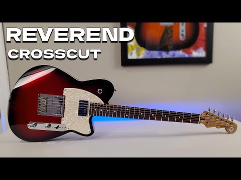 Reverend Crosscut with Rosewood Fretboard 2022 - Metallic Red Burst image 8