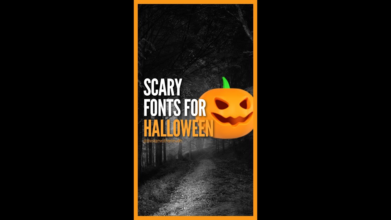 SCARIEST Fonts for Halloween 👻🎃