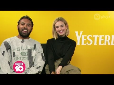 Himesh Patel, Lily James, Danny Boyle & Richard Curtis On Making 'Yesterday' | Studio 10