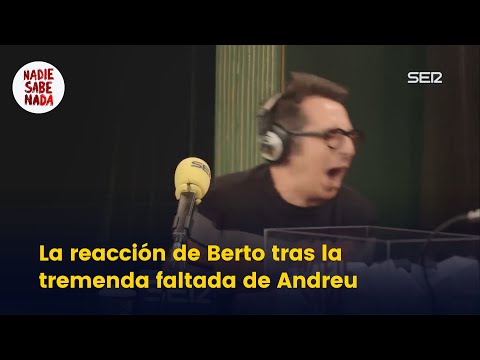 La reacción de Berto tras el zasca de Andreu a un conocido programa de televisión