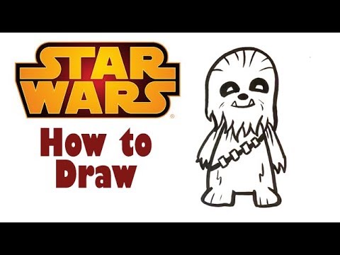 How to Draw Cute Chewbacca - Star Wars / Solo - Easy...