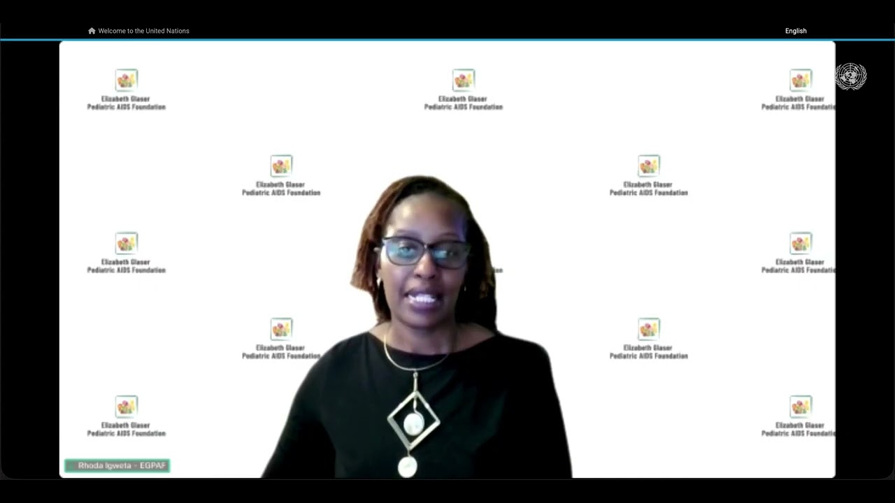 Rhoda Igweta at the Interactive Multi-Stakeholder Hearing for the 2026 HLM on HIV/AIDS