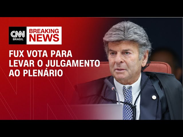 Fux diverge de Moraes e vota para levar o julgamento ao Plenário | BASTIDORES CNN
