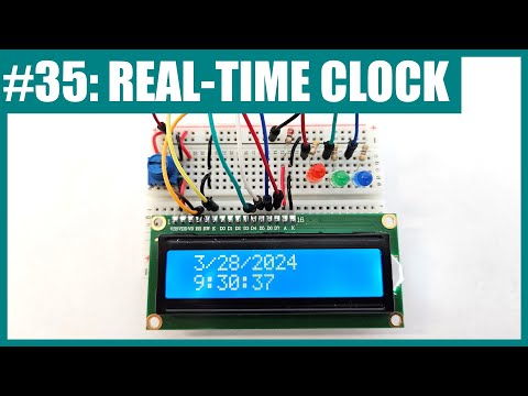 Real-Time Clock (RTC) on Arduino UNO R4 Minima (Lesson #35)