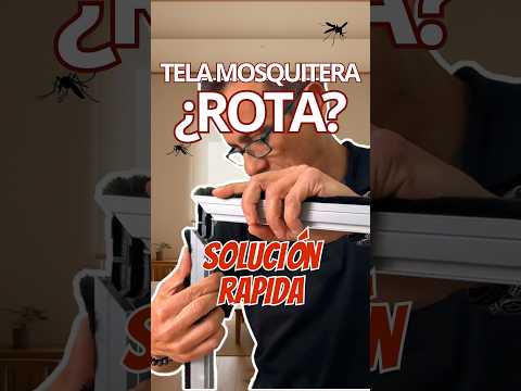 Cambiar tela rota a mosquitera corredera