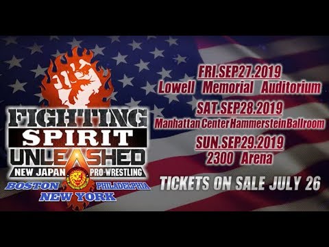 Full Cards Announced For NJPW Fighting Spirit Unleashed Tour