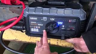 NOCO LVGB500 Jump Pack Demonstration