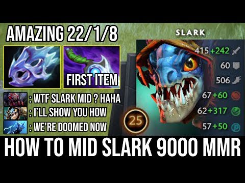 How to Ez Mid Slark Like a 9000 MMR | Non-Stop Hunting Food + 220 Attack Speed Max Agi Vs Pro Brood
