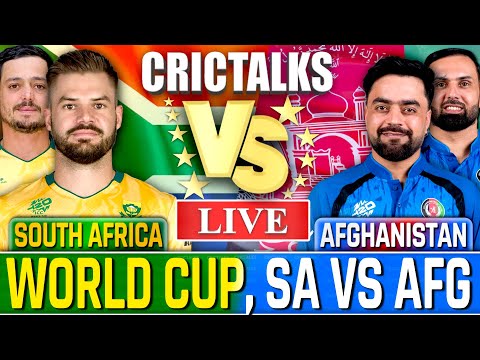 🔴 South Africa vs Afghanistan, World Cup, Live Cricket, SA v AFG Live Match Today Score, Commentary