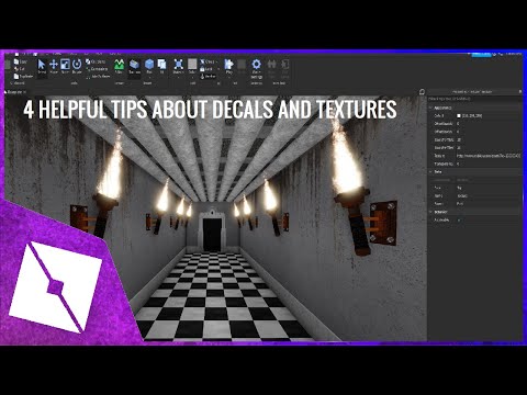 ROBLOX Tutorial | 4 Helpful Tips About Decals and Textures