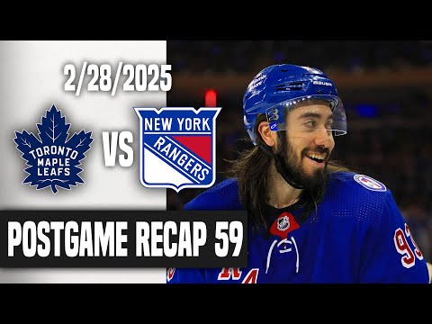 Ranger Fan Reaction Game 59┃TOR-3 NYR-2! THIS POWER PLAY IS A MESS!