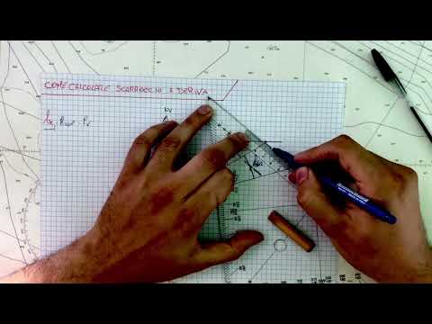 Carteggio Nautico: Tracciamento angolo di scarroccio e deriva