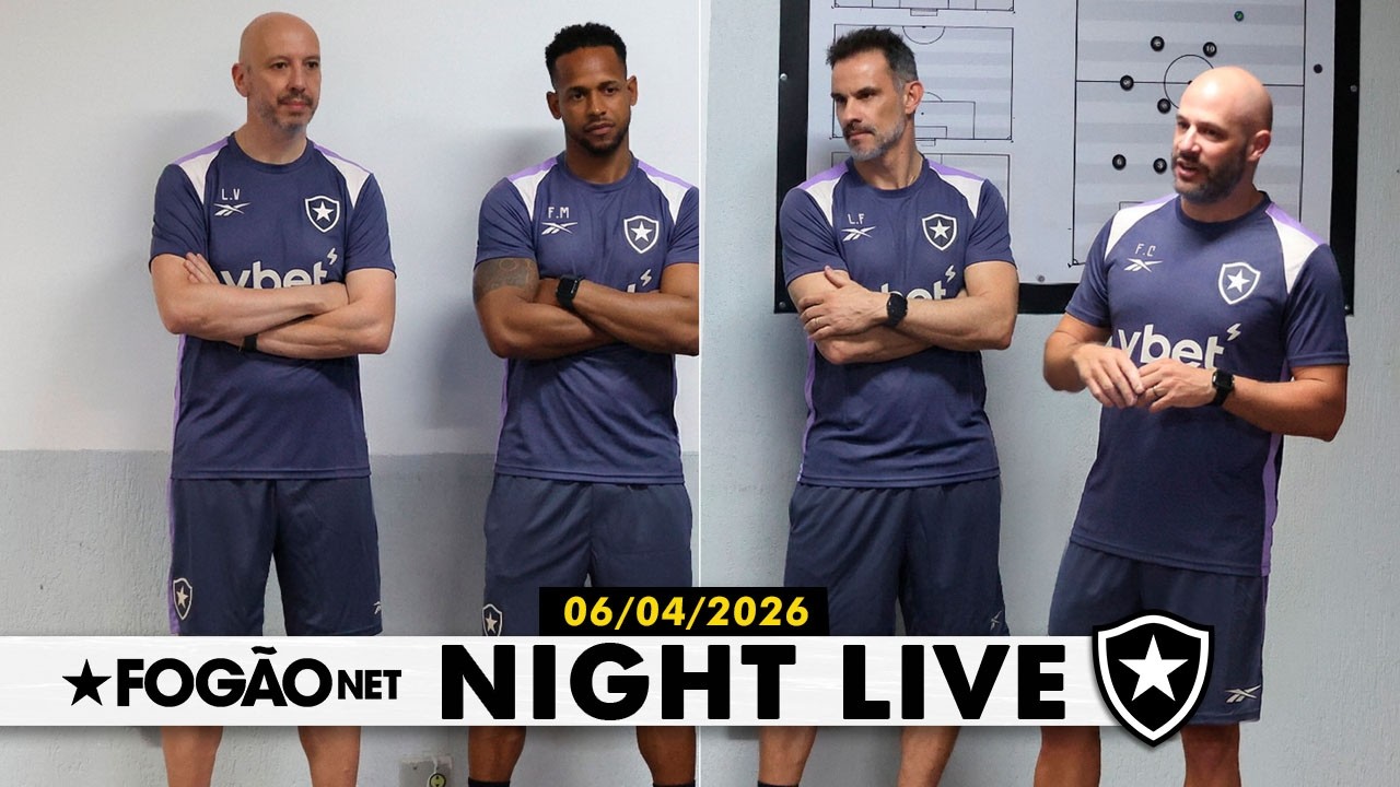 NIGHT LIVE | Franclim Carvalho é apresentado ao elenco e inicia trabalho no Botafogo