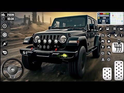 Offroad Jeep Driving simulator - Luxury SUV 4x4 Prado Stunts - Android Gameplay #viral 