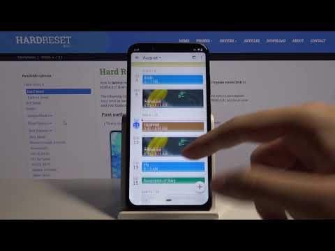 How to Add Event to Calendar in NOKIA 8.1 - Create Calendar Reminder