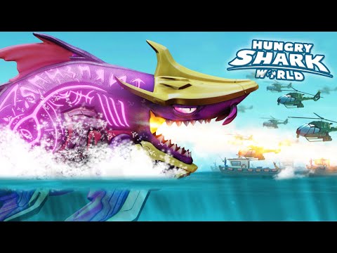 *NEW* ABYSSAL SHARK Unlocked!!! - Hungry Shark World | HD
