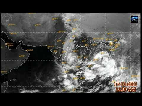 India Weather Satellite Image Today 17-10-2021 10.30 AM | India Weather