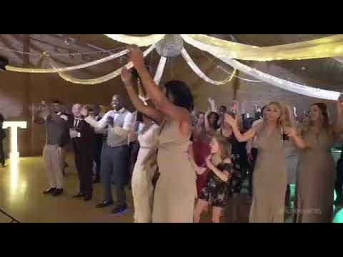 The best wedding candy dance/electric slide - 2017