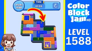 Solusi Level 1588 Color Block Jam