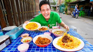 Thai Muslim Street Food!! Bangkok's Most Famous Goat Biryani!!