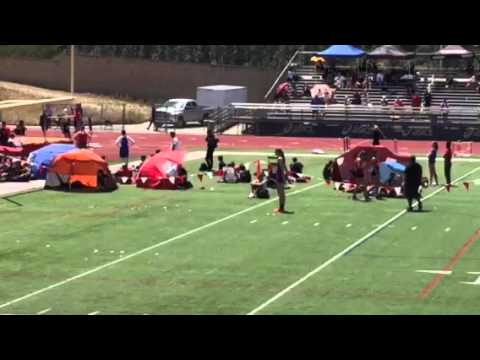 Kallie Given 5'6 jump at OC Championships 4-23-16