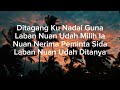 NYABAK DALAM ATI KARAOKE VERSION BY JAMES JACOB SELAT