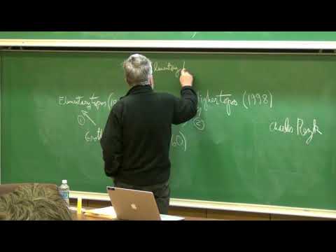 André Joyal "Three mutations of topos theory" Thursday, February 15, 2018