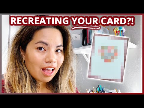 RECREATING YOUR CARD?! & 100,000 Subscribers Silver Play Button Unboxing
