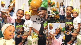 Rakeem Birthday Celebration, Priscilla Ojo , Juma Jux & Iyabo Ojo Celebrates Rakeem 1st Birthday 
