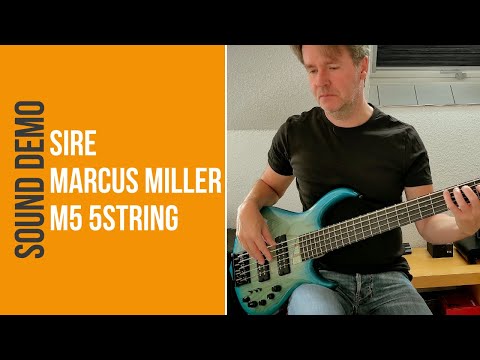Sire Marcus Miller M5 5 String - Sound Demo (no talking)