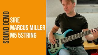 Video thumbnail for Sire Marcus Miller M5 5 String - Sound Demo (no talking) by Bass Bonedo