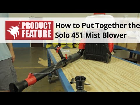  How to Put Together the Solo 451 Backpack Mist Sprayer Video 