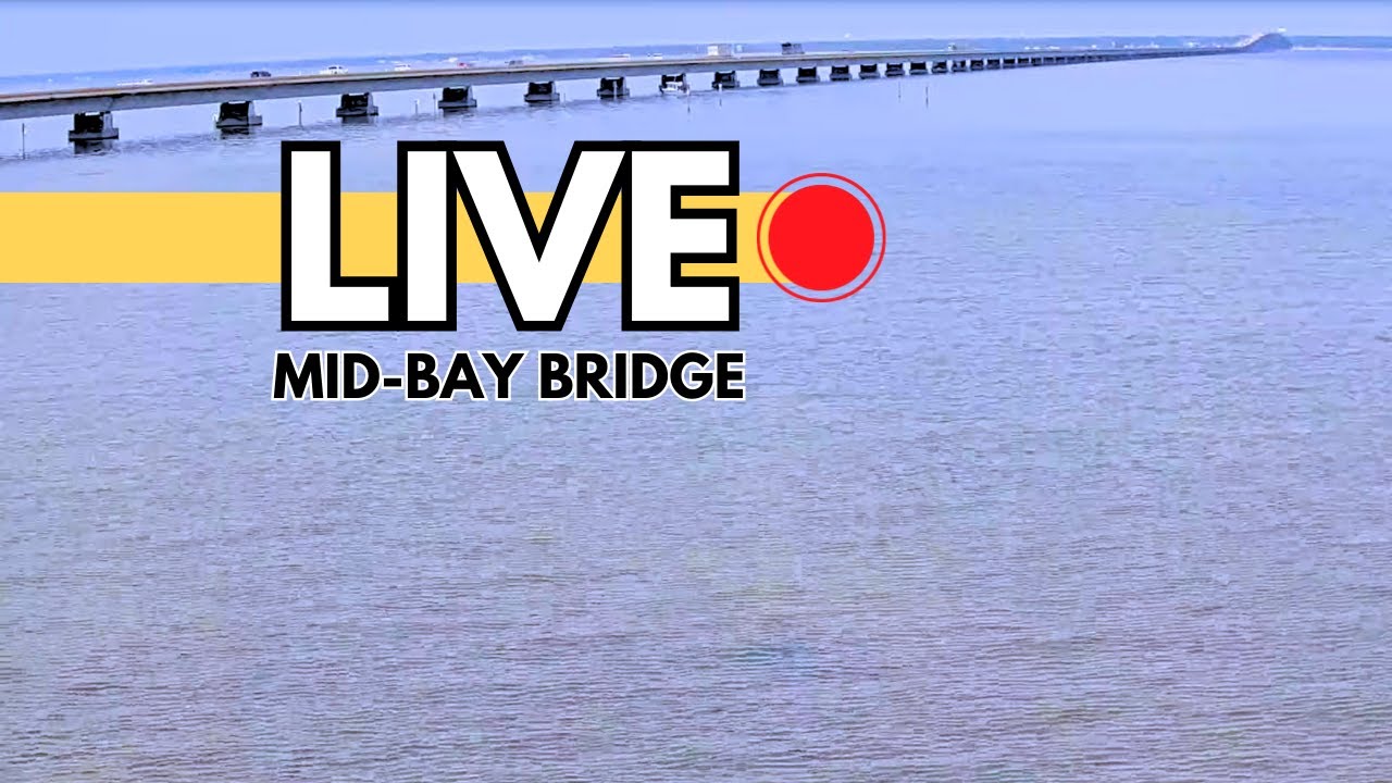 Live webcam view of Mid-Bay Bridge over Choctawhatchee Bay