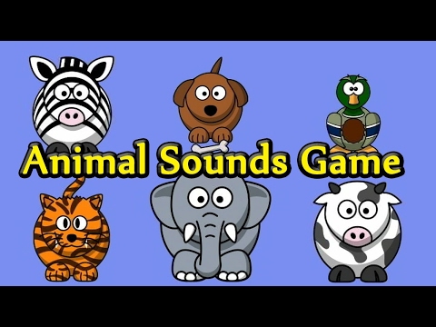 Interactive Animal Sounds Game | Guess The Animals for Toddlers | Kids Learning Videos