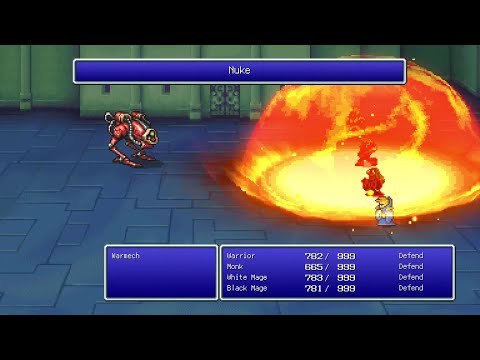 Find and defeat Warmech in Final Fantasy 1 Pixel Remaster