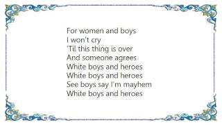 Gary Numan - White Boys and Heroes Lyrics