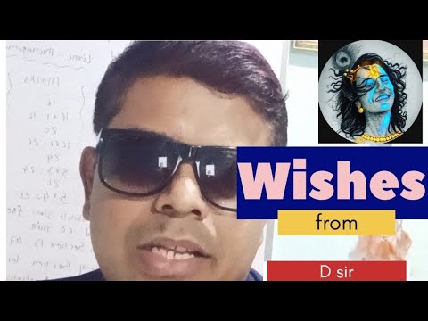 Best wishes from Digant(D sir)