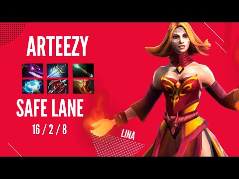 ARTEEZY | Lina - (0,71 Kills per Minute) - Rampage