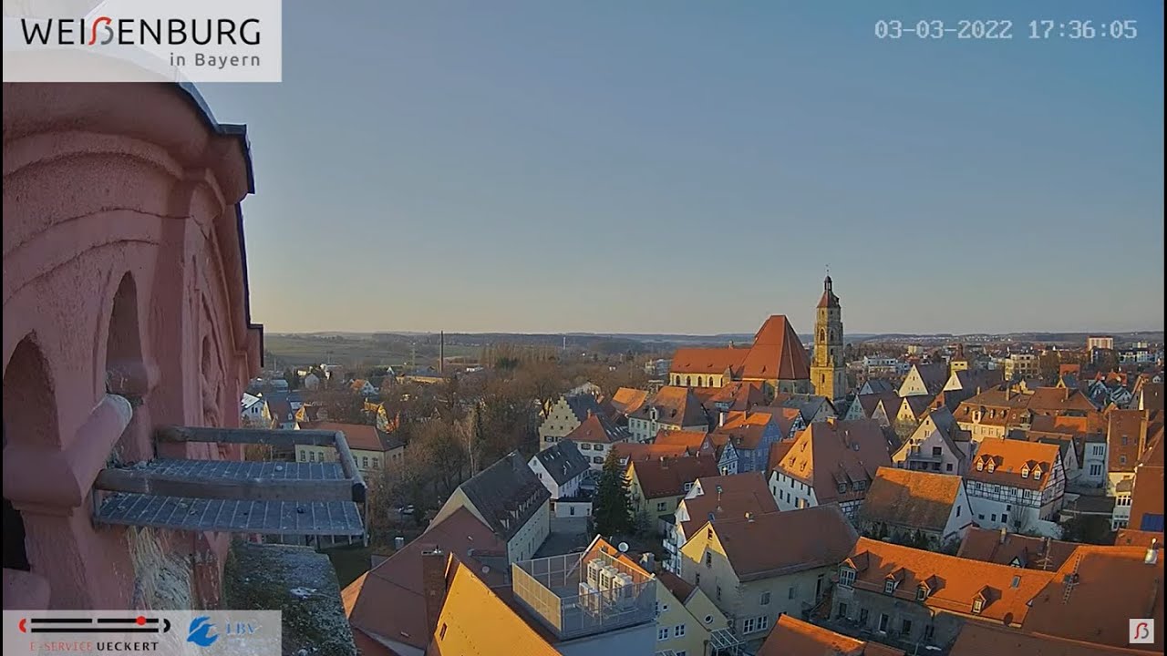 Live webcam view of Peregrine Falcons at Spitalkirche
