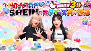 当たり？ハズレ？時間制限3分でSHEINのメロジョイ風スクイーズ買い放題【購入品紹介】 - はねまりチャンネル