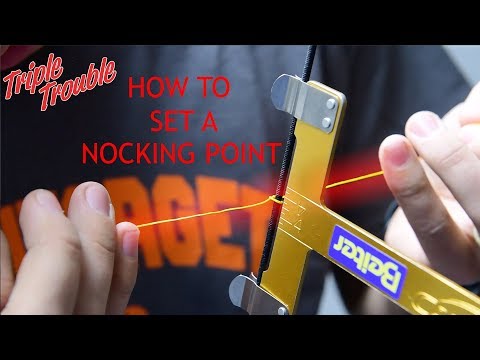 Archery - HOW TO SET a NOCKING POINT [Tuning #2] with STEVE WIJLER!